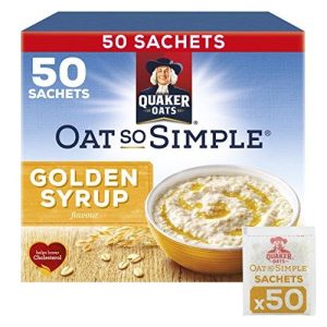 Quaker Oats Oat So Simple GOLDEN SYRUP Porridge (Pack of 50)