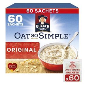 Quaker Oats So Simple Original Microwaveable 27g Sachets X 60 Porridge