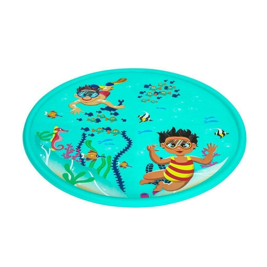 H2OGO! 11ft Water Sprinkler Splash Pad Platform Shallow Paddling Wading Pool Water Play Mat - Image 3