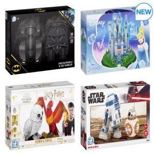 Batman, Harry Potter, Disney Cinderella & Star Wars 3D Puzzle Sets Assortment