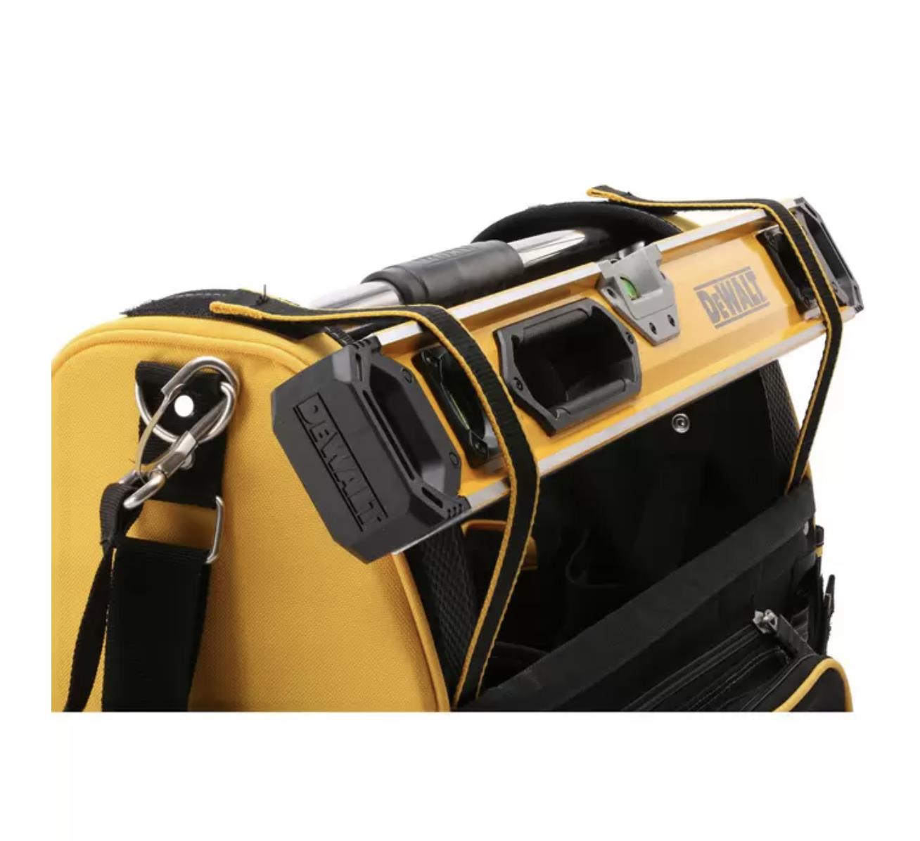 DeWalt 20" Open Tote Tool Storage Bag with Shoulder Strap - Image 7