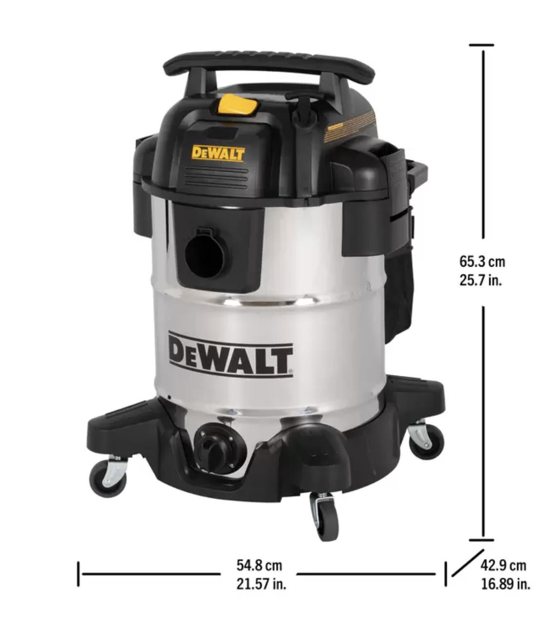 DEWALT® Wet & Dry Corded Vacuum Cleaner, DXV38S, 38 Litre with 2.1m Hose - Image 8