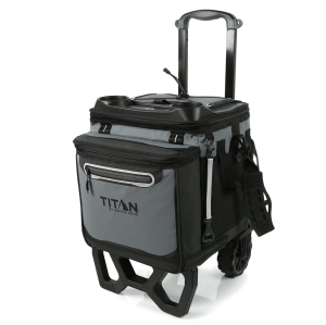 Titan 22.5 Litre (23.7 US Quart) 60 Can Cooler with All Terrain Cart