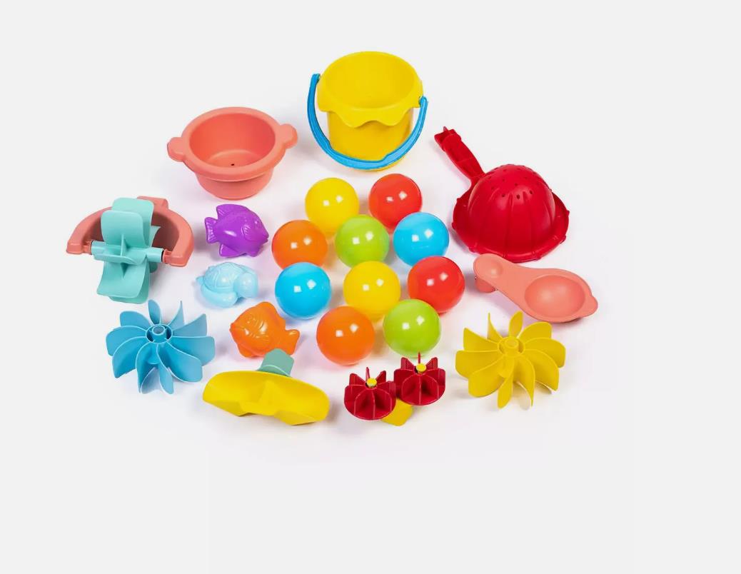 Step2 Double Spin and Showers Water Table with 22 Accessories - Image 2