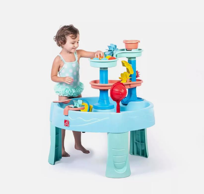 Step2 Double Spin and Showers Water Table with 22 Accessories - Image 3