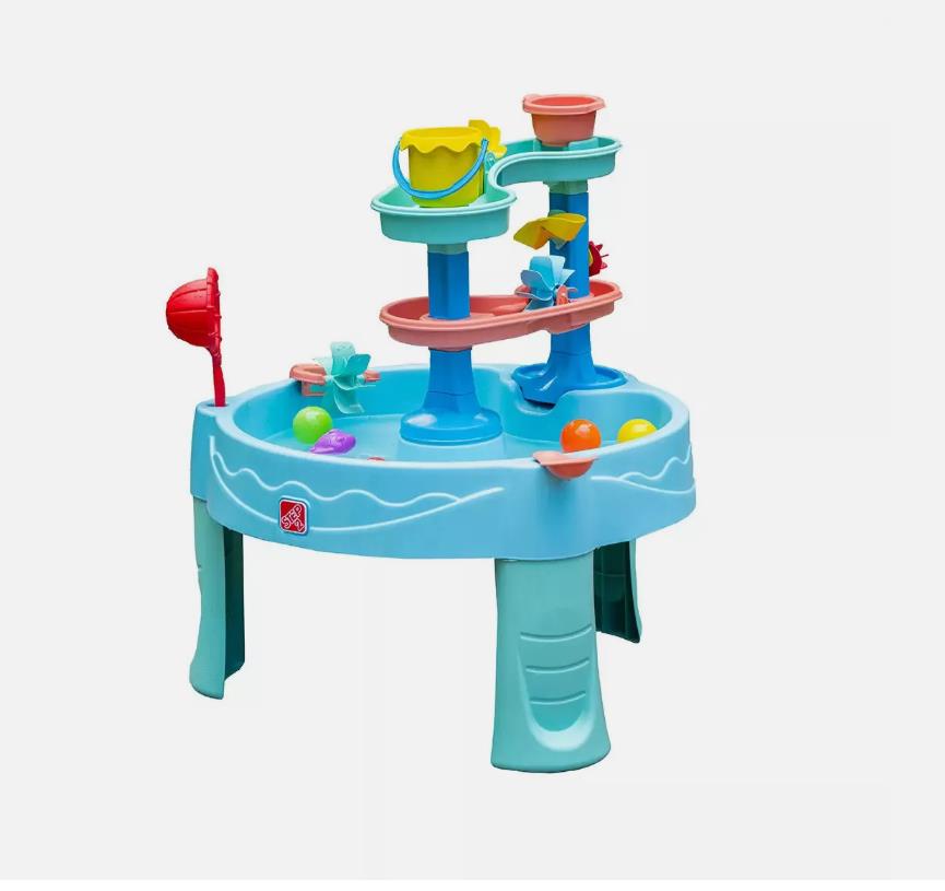 Step2 Double Spin and Showers Water Table with 22 Accessories - Image 7