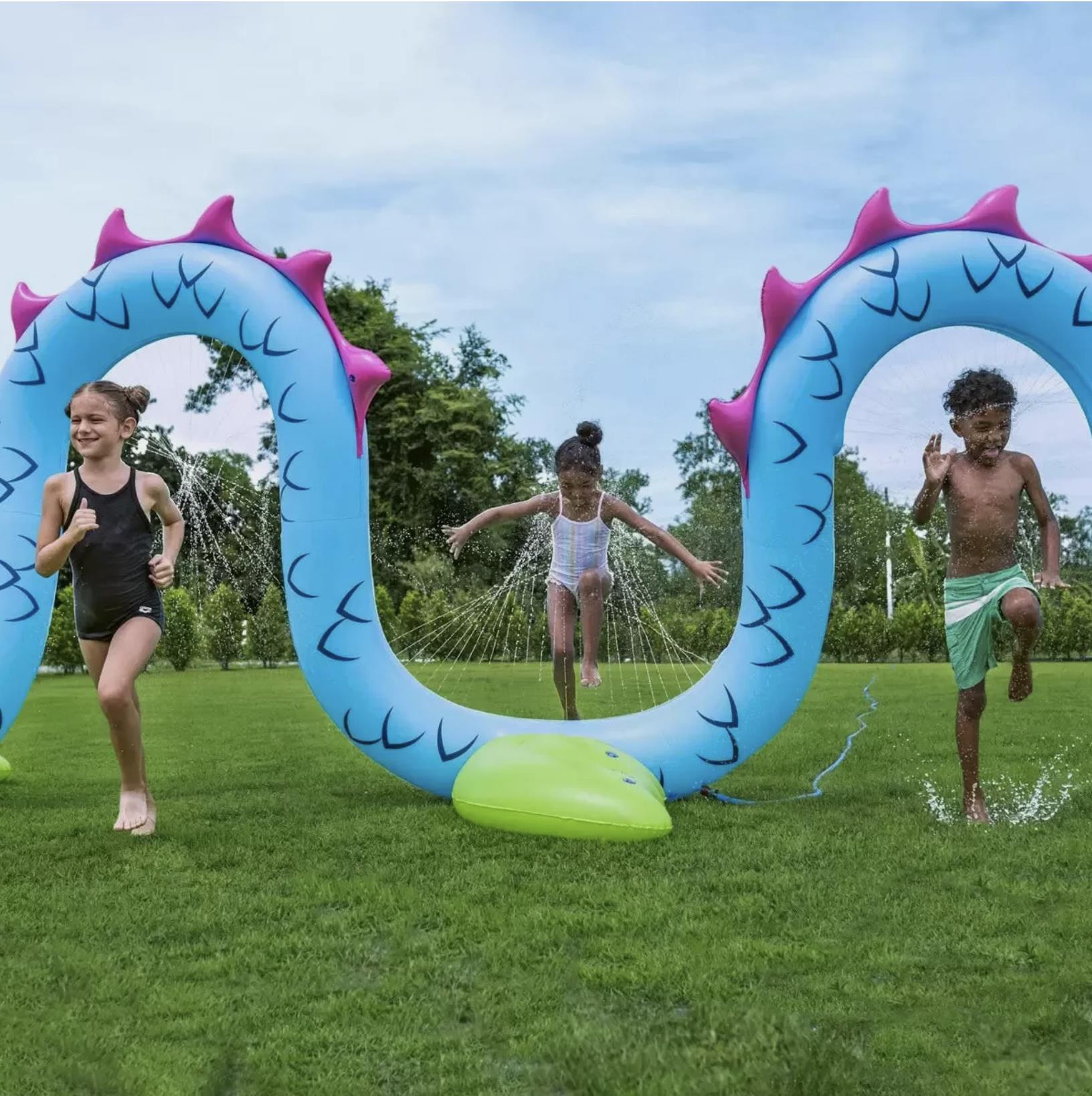 H2OGO! 20ft (6.1m) Giant Sea Serpent Kids Inflatable Sprinkler - Image 6