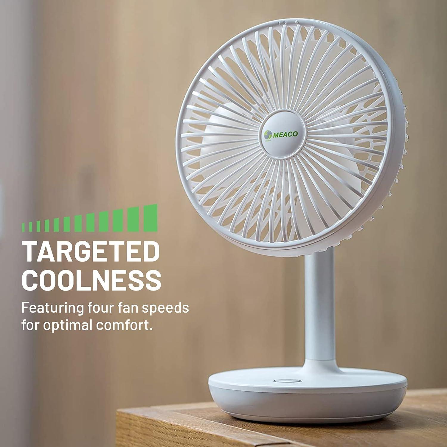 Meaco MeacoFan 260c Rechargeable Cordless Portable Fan, Twin Pack - Image 7