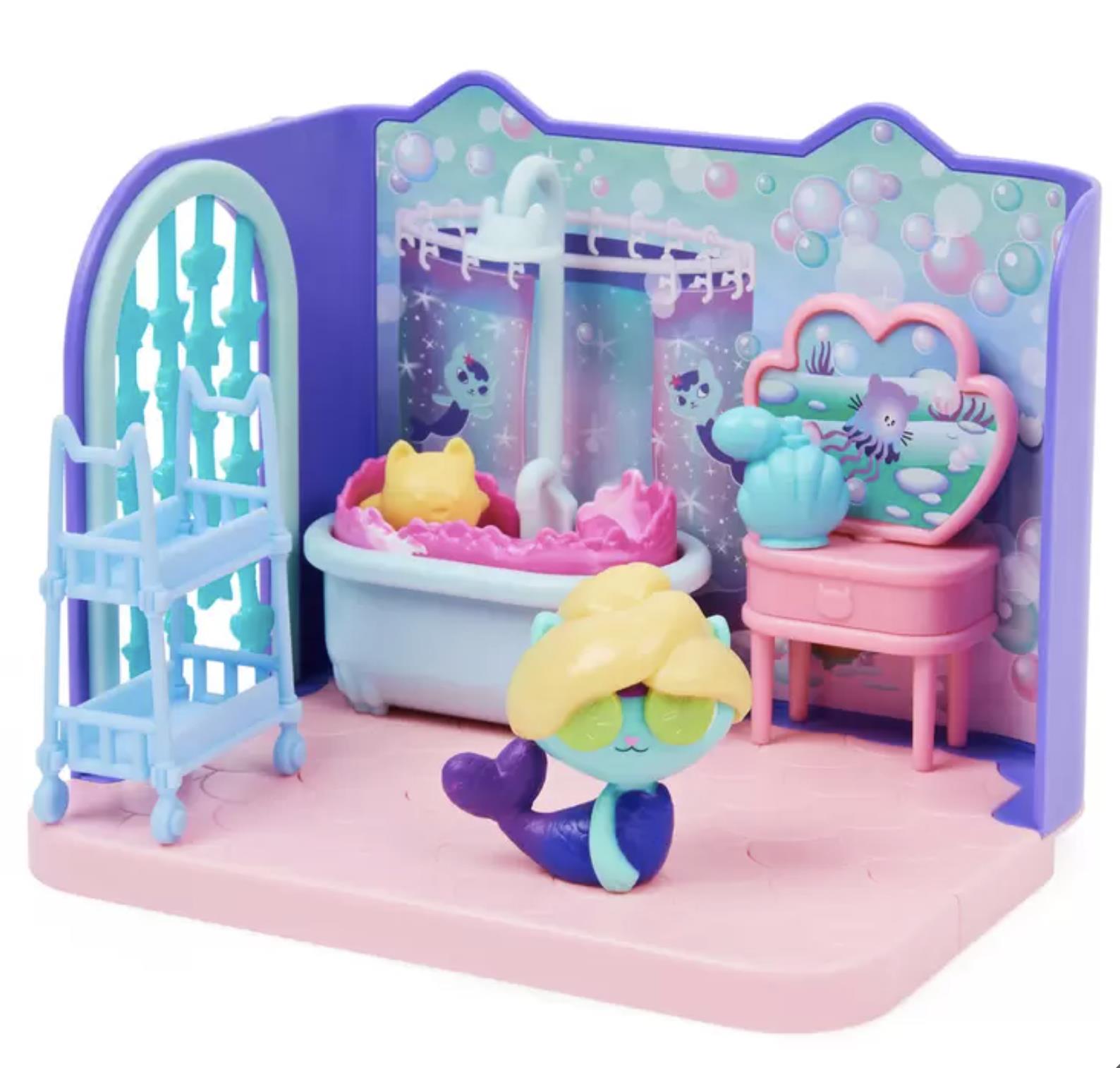 Gabby’s Celebration Dollhouse + 6 Deluxe Rooms Gift Set 60+ Pieces House Bundle with Sounds & Music - Image 3