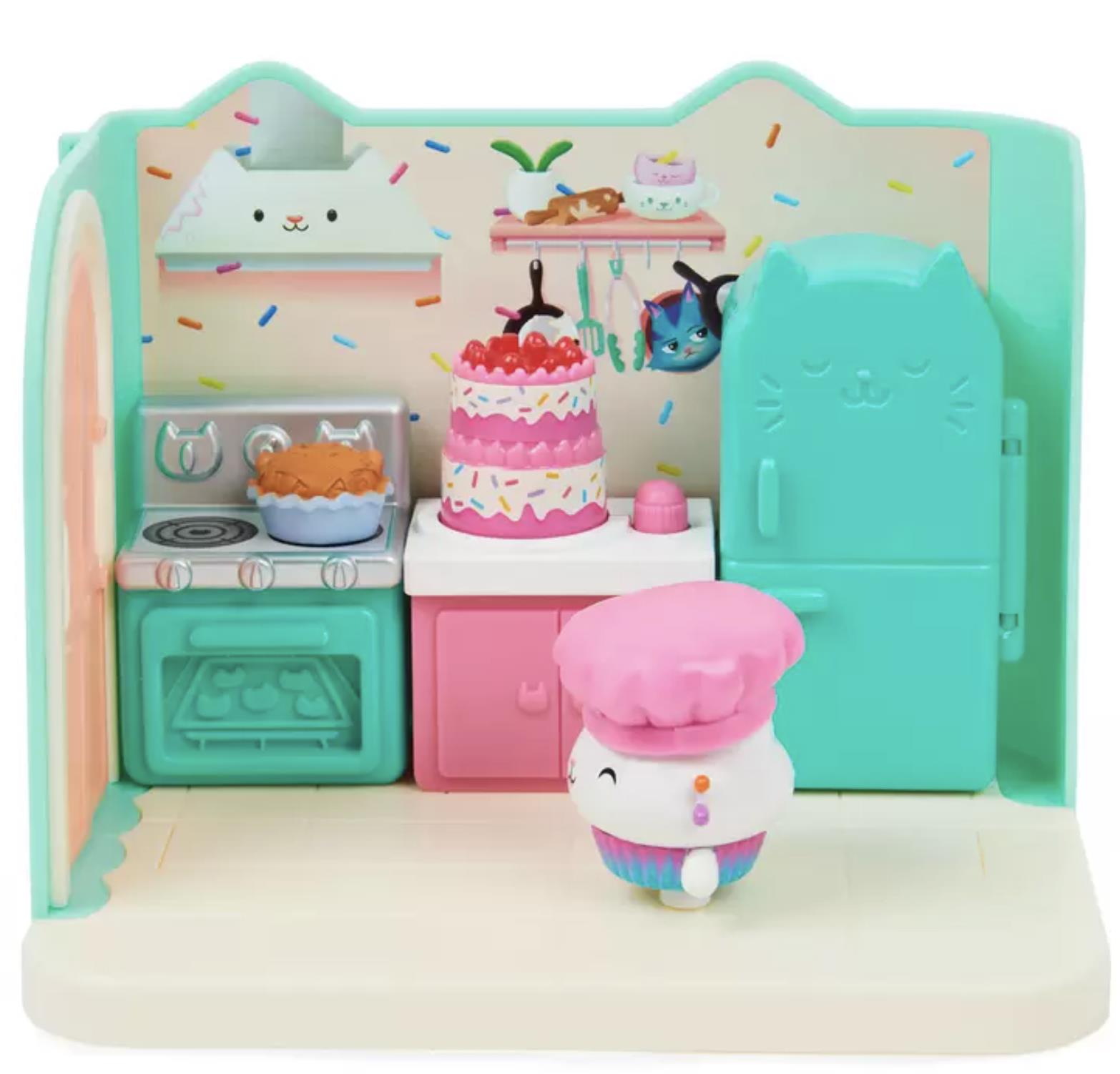 Gabby’s Celebration Dollhouse + 6 Deluxe Rooms Gift Set 60+ Pieces House Bundle with Sounds & Music - Image 4