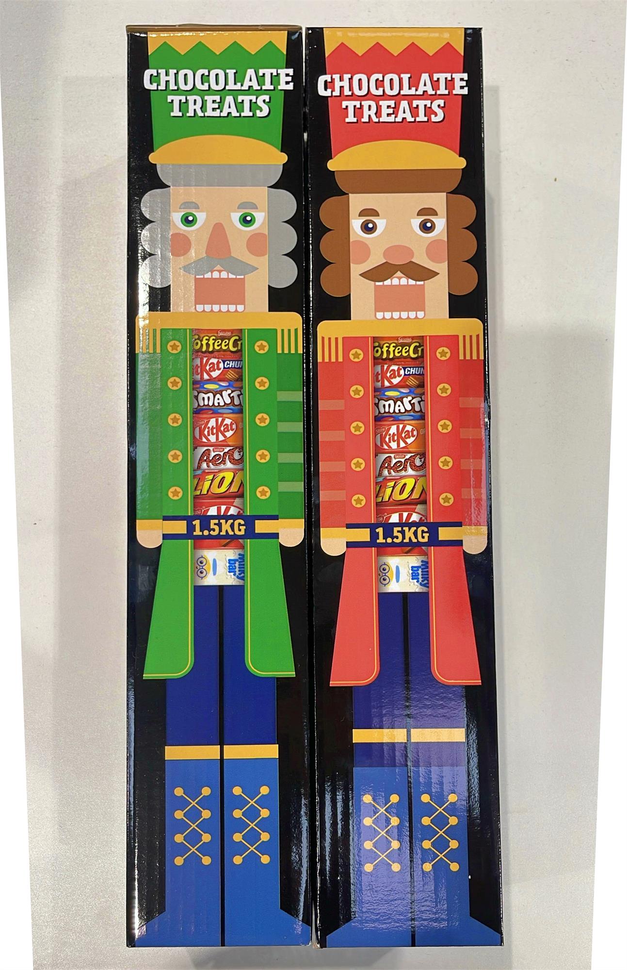 Giant Nutcracker 1.5kg Variety Chocolate Box with KitKat, Smarties, Aero, Lion, Toffee Crisp, Milky Bar