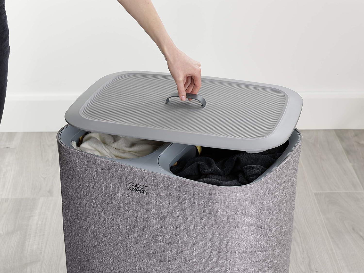 Joseph Joseph Tota 90 Litre Laundry Separation Basket - Grey - Image 7