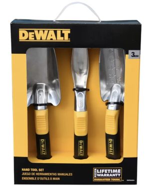 DeWALT Aluminum Hand Tool Set 3 Piece Garden Tool Set
