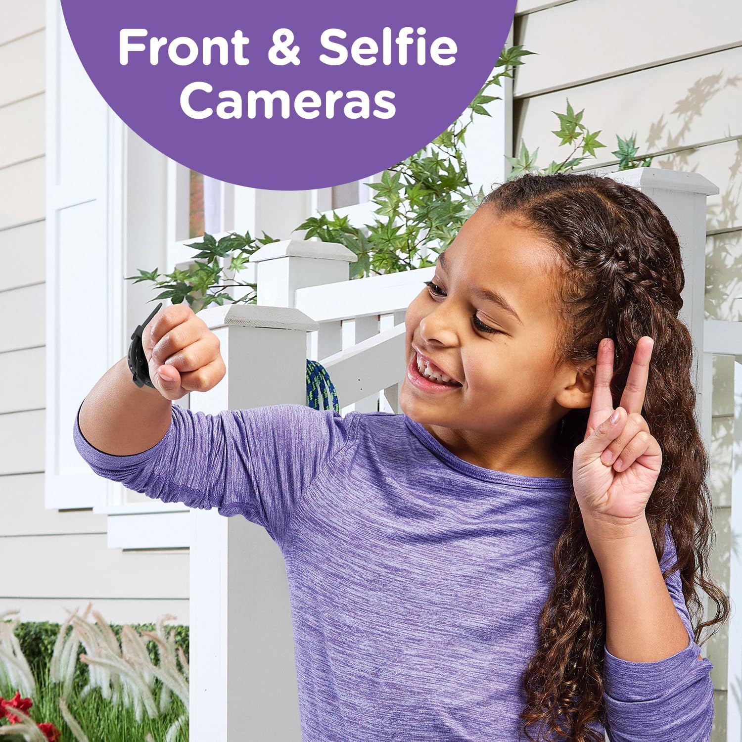 VTech KidiZoom Smartwatch DX4 – Kids Touchscreen Watch with Dual Cameras, Games & Music - Image 5