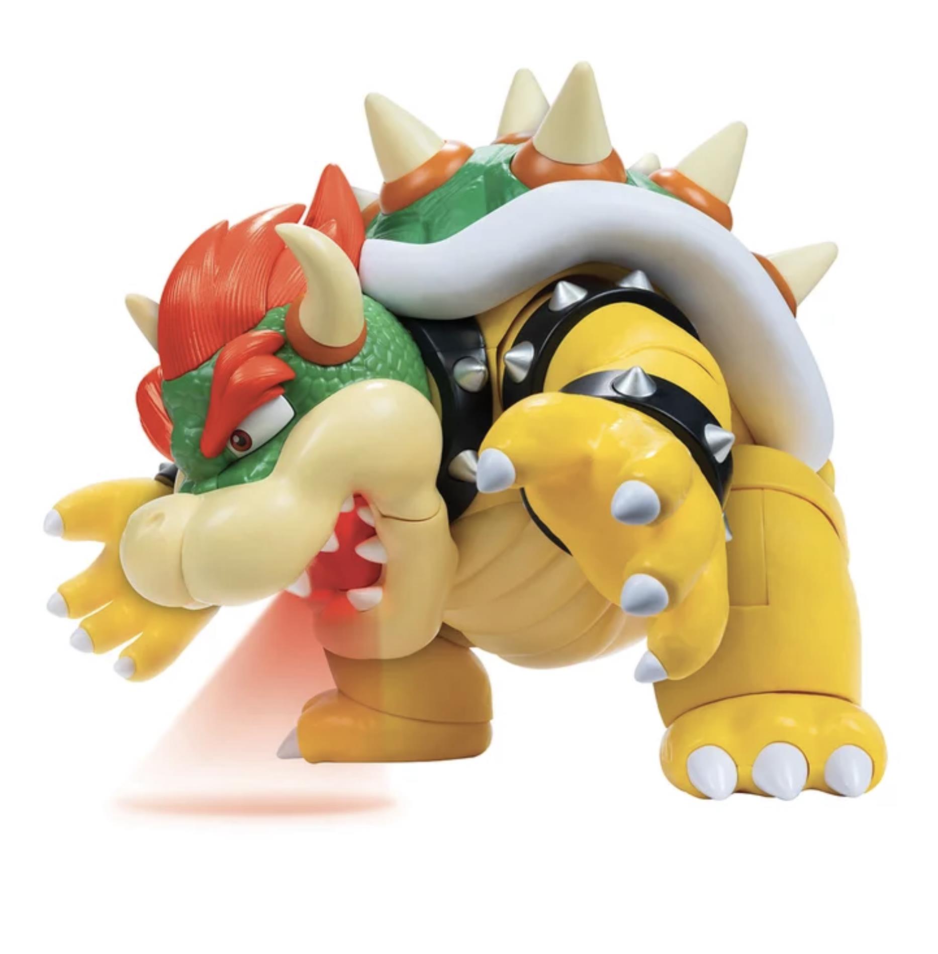 Nintendo Super Mario Big Bad Bowser 12" Action Figure – Sounds, Lights & Articulation - Image 2