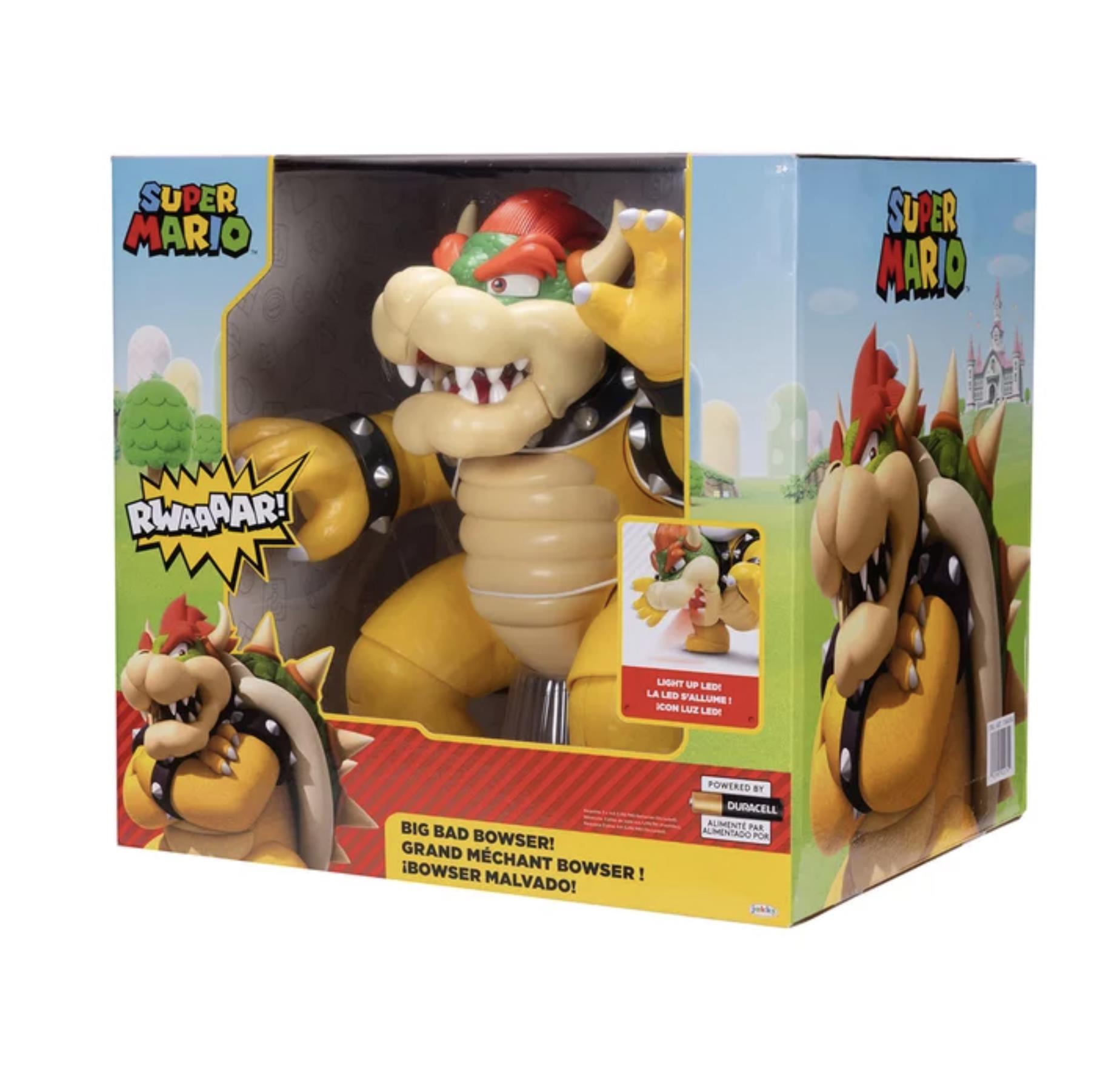 Nintendo Super Mario Big Bad Bowser 12" Action Figure – Sounds, Lights & Articulation - Image 7