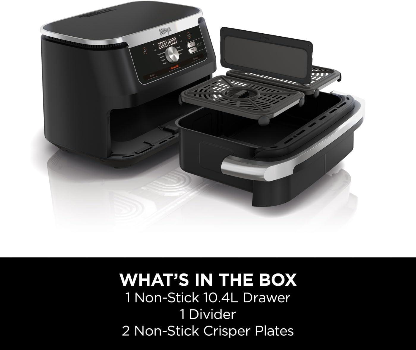 Ninja Foodi FlexDrawer Dual Air Fryer 10.4L, AF500UK - Image 3