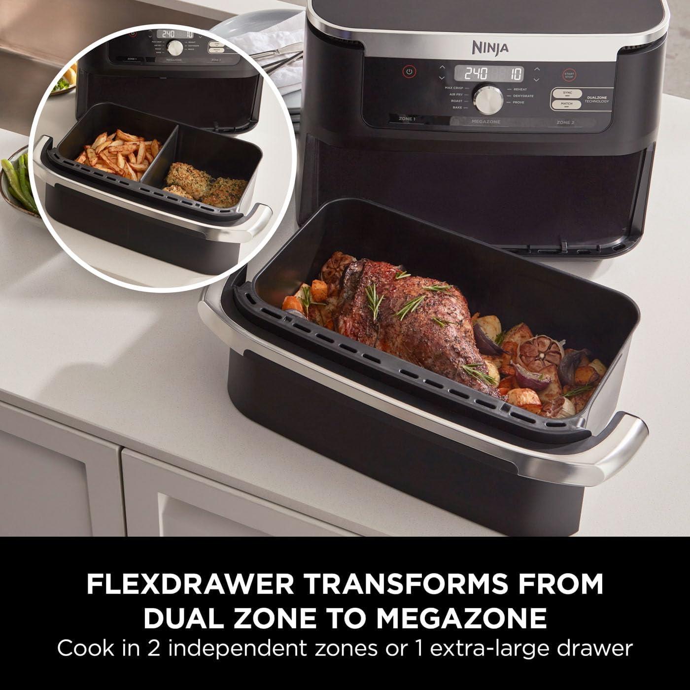 Ninja Foodi FlexDrawer Dual Air Fryer 10.4L, AF500UK - Image 4
