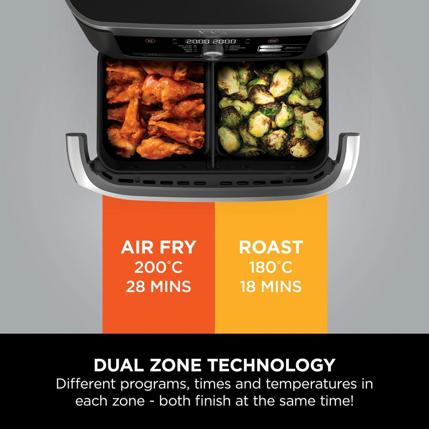 Ninja Foodi FlexDrawer Dual Air Fryer 10.4L, AF500UK - Image 8