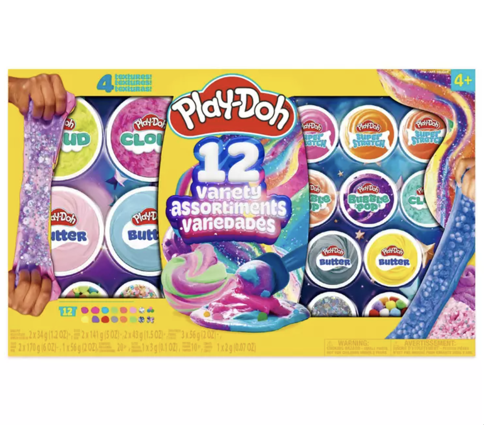 Play-Doh Air Dry Clay or 12 Variety Compounds Set Cloud Butter Bubble Pop (4+ Years) - Image 14