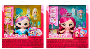 Yummiland Dolls Mega Lip Gloss & Body Scent Kit – Bianca Bubblegum or Skyler Rainbow Belt