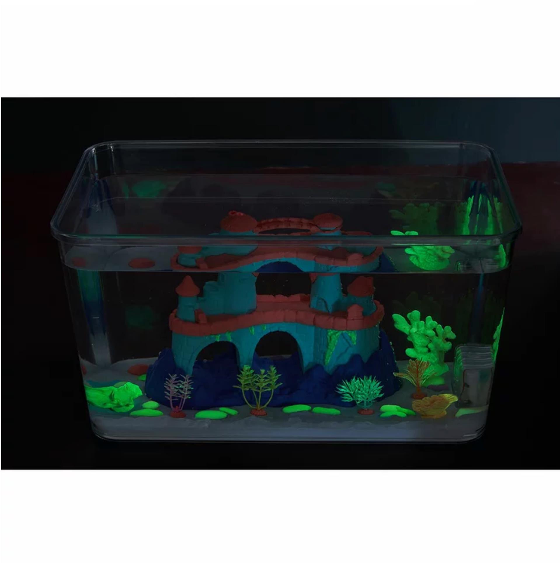 Robo Alive Light Up & Glow In The Dark Aquarium Set with Fish,Turtles & Axolotls - Image 4