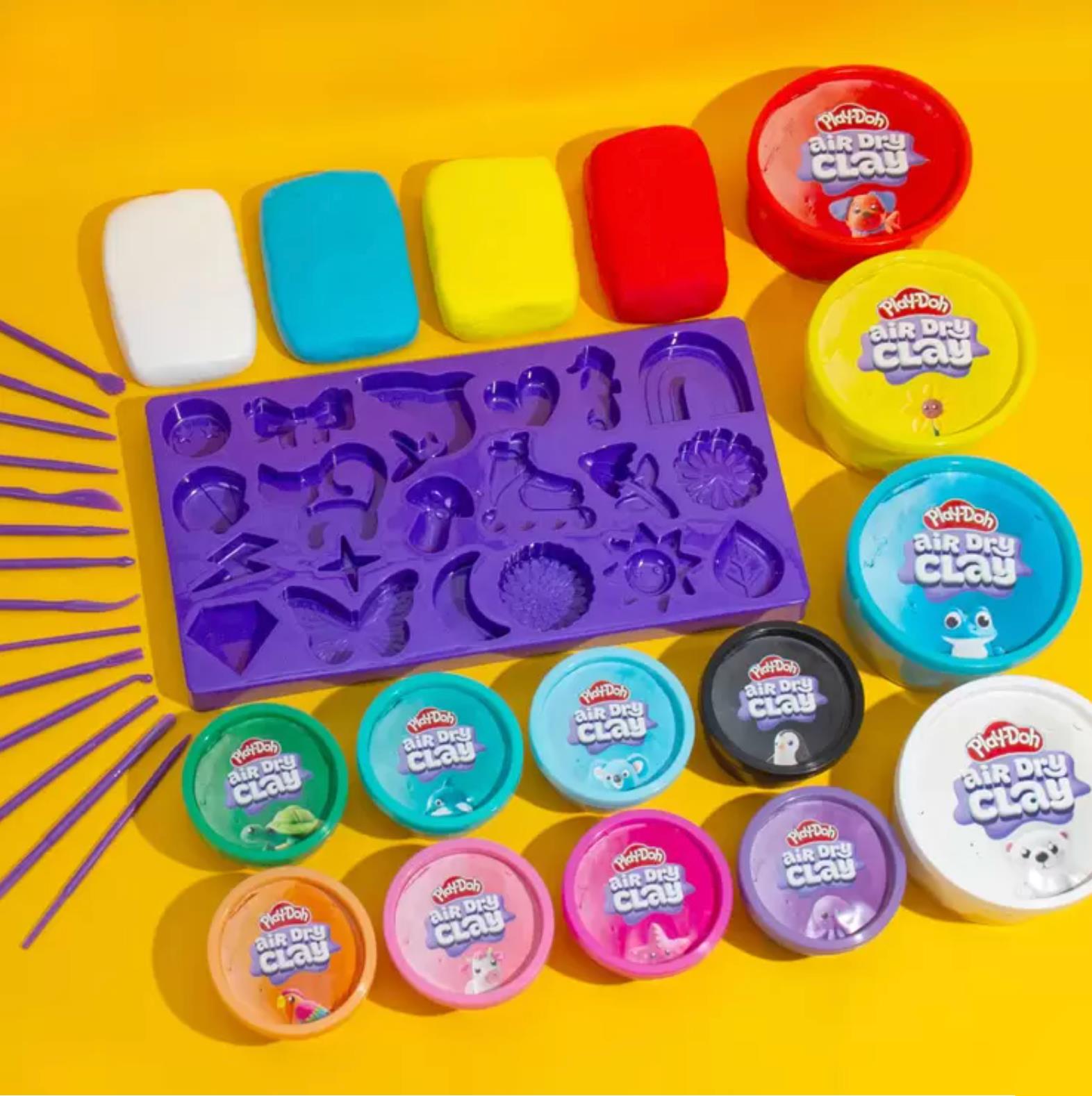 Play-Doh Air Dry Clay or 12 Variety Compounds Set Cloud Butter Bubble Pop (4+ Years) - Image 3