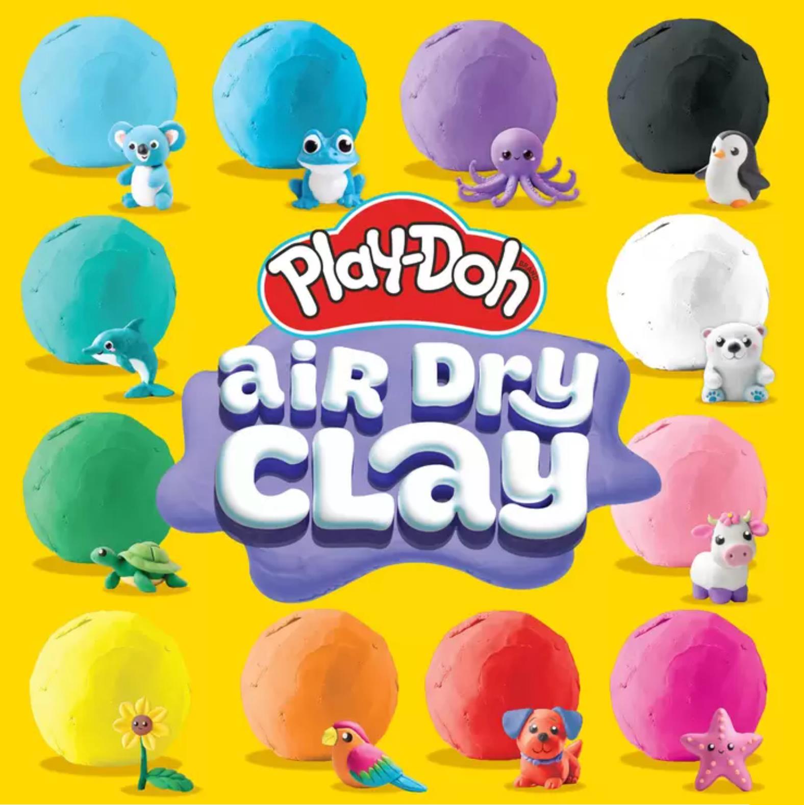 Play-Doh Air Dry Clay or 12 Variety Compounds Set Cloud Butter Bubble Pop (4+ Years) - Image 5