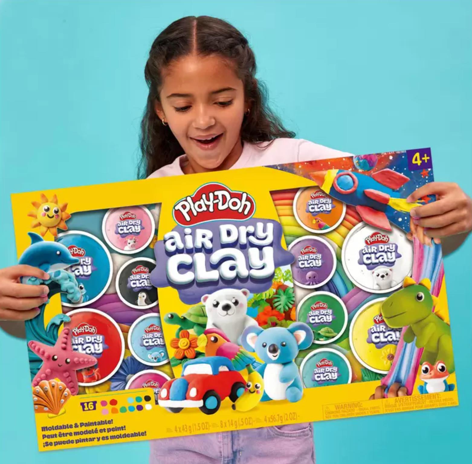 Play-Doh Air Dry Clay or 12 Variety Compounds Set Cloud Butter Bubble Pop (4+ Years) - Image 6