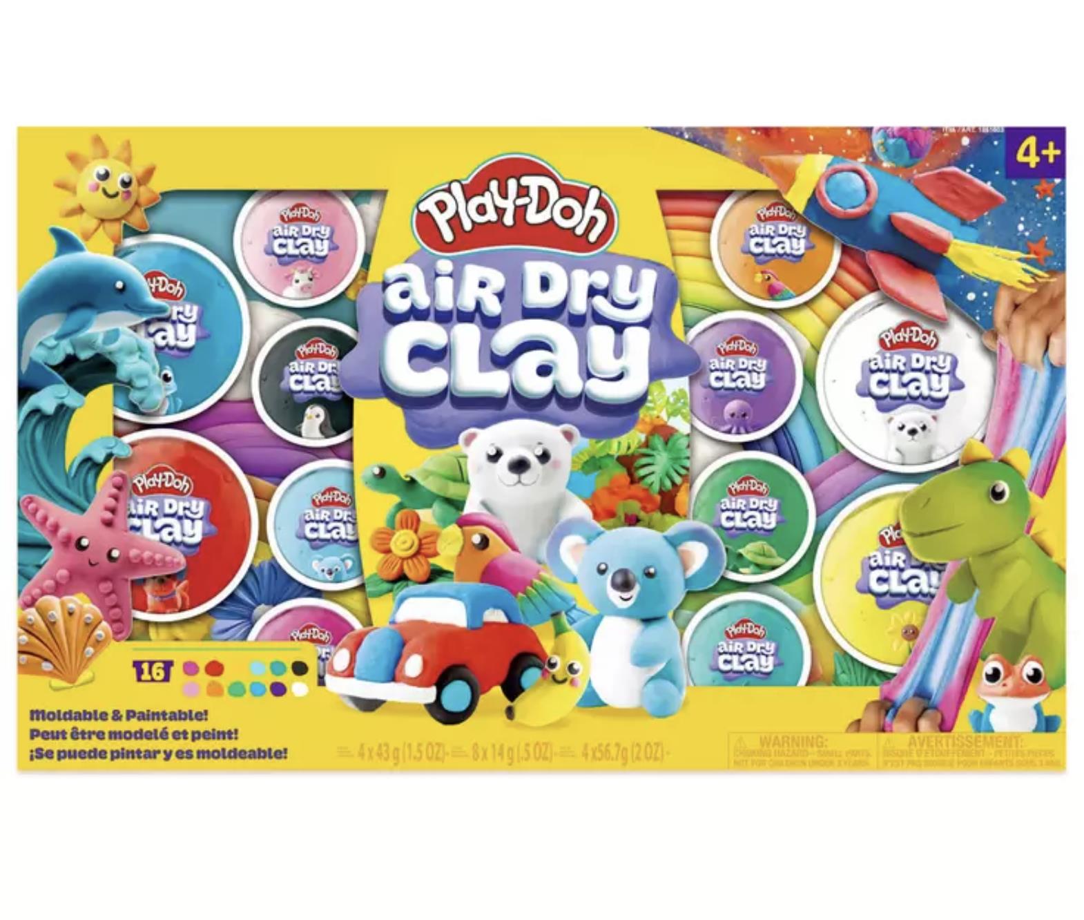 Play-Doh Air Dry Clay or 12 Variety Compounds Set Cloud Butter Bubble Pop (4+ Years) - Image 7