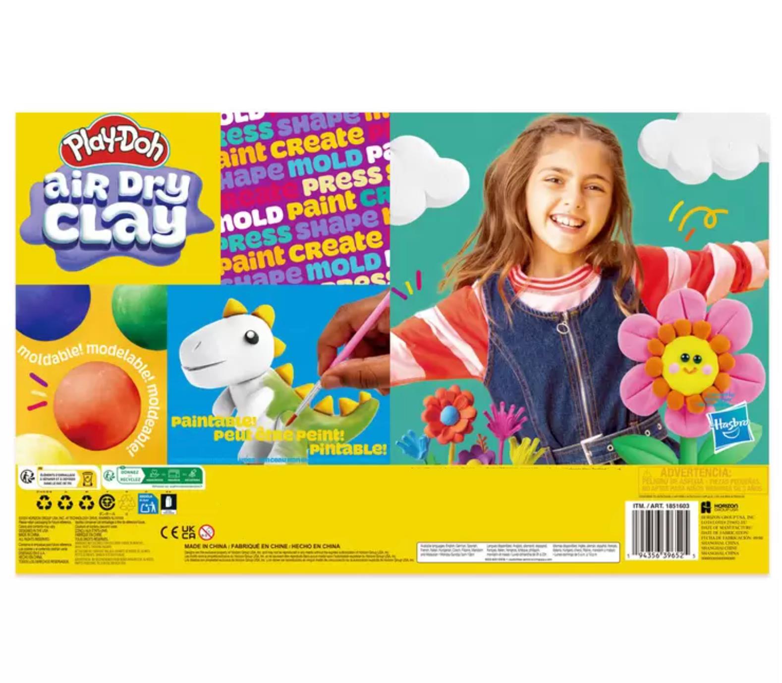 Play-Doh Air Dry Clay or 12 Variety Compounds Set Cloud Butter Bubble Pop (4+ Years) - Image 8