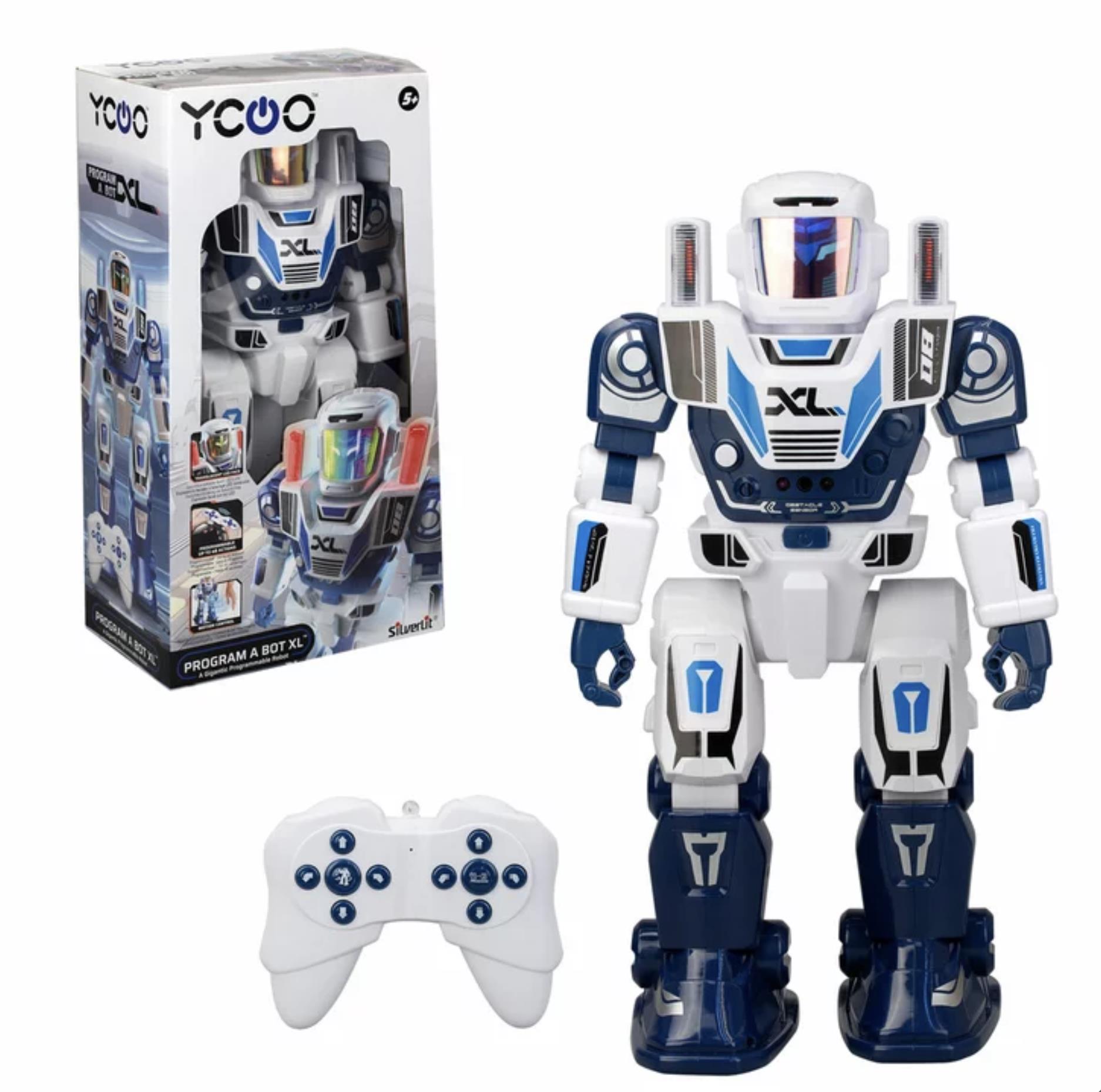 Silverlit Program A Bot XL | 40cm Programmable Robot with Remote Control