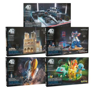 4D Build Puzzle Model Kit Assortment