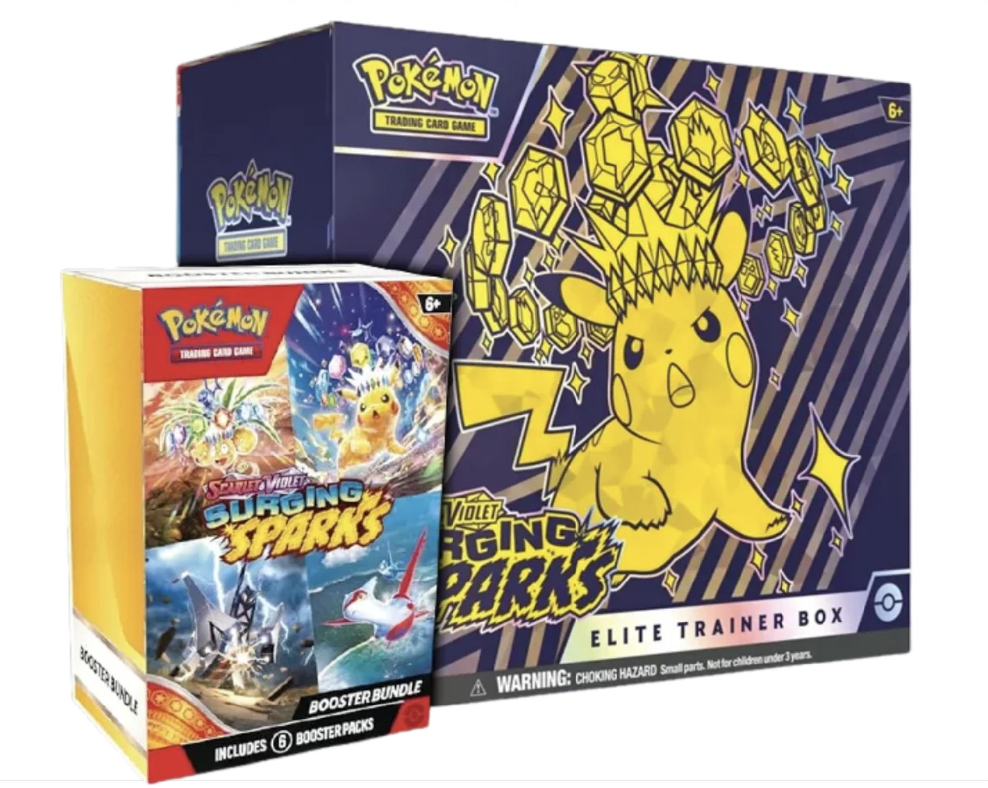 Pokémon TCG Scarlet & Violet: Surging Sparks Elite Trainer Box + Booster Bundle - Image 2