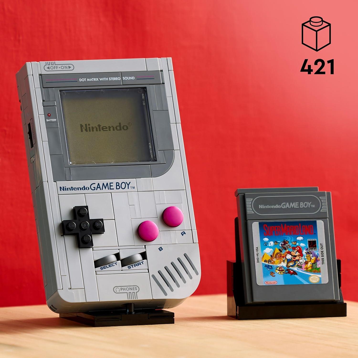 LEGO Nintendo Game Boy Display Model Kit with Zelda & Mario Cartridges - 72046 - Image 3