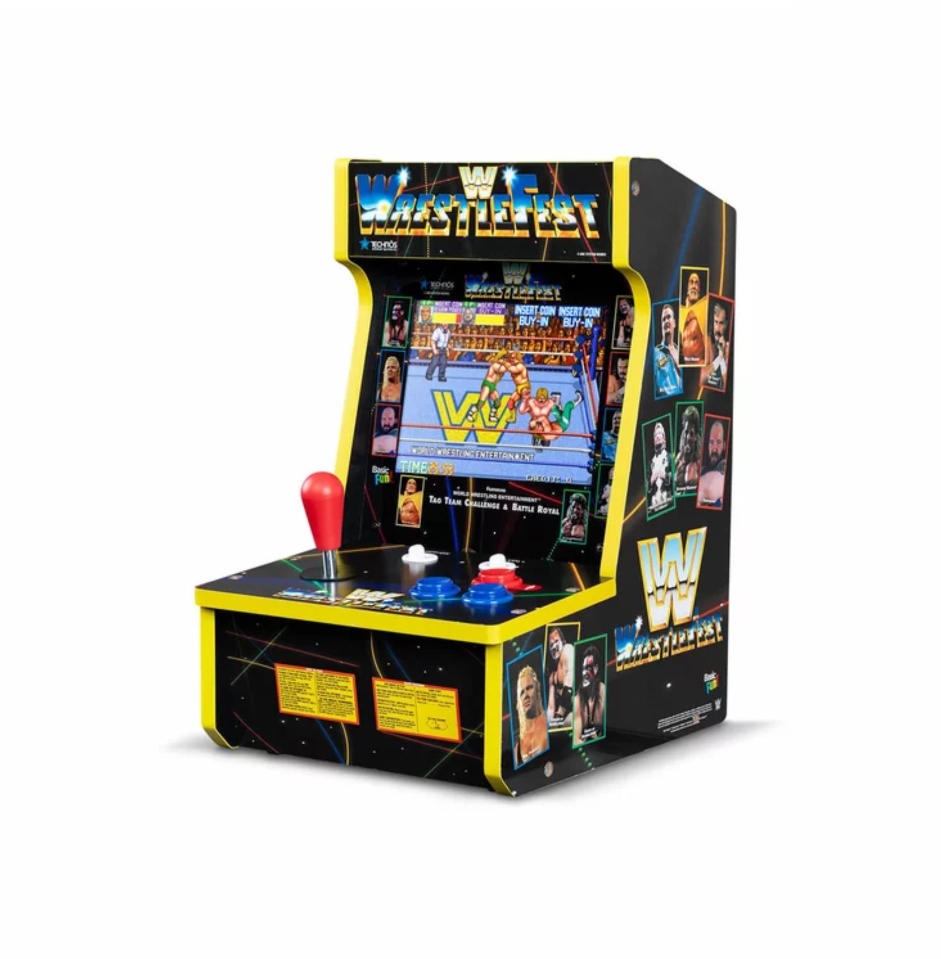 Arcade Classics WWE WrestleFest Countercade – 4-in-1 Retro Arcade Machine with 8” Screen - Image 2