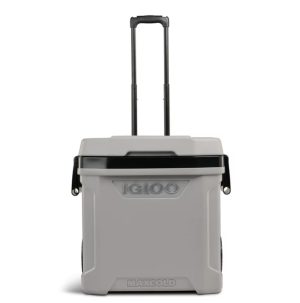 Igloo MaxCold Ultra Latitude 58L 62QT Wheeled Cooler – 5 Day Ice Retention, Holds 90 Cans
