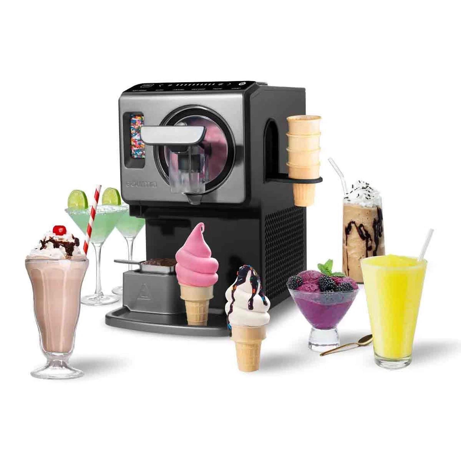 Gourmia Soft Serve Ice Cream Maker GSI1020 | Drink & Easy DIY Dessert Maker