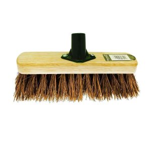 10 inch Hard Bassine Garden Wooden Broom Brush Head SK28389