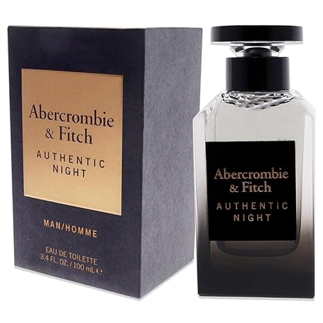 Abercrombie & Fitch Authentic Night Man Eau De Toilette Spray 100ml - Image 3