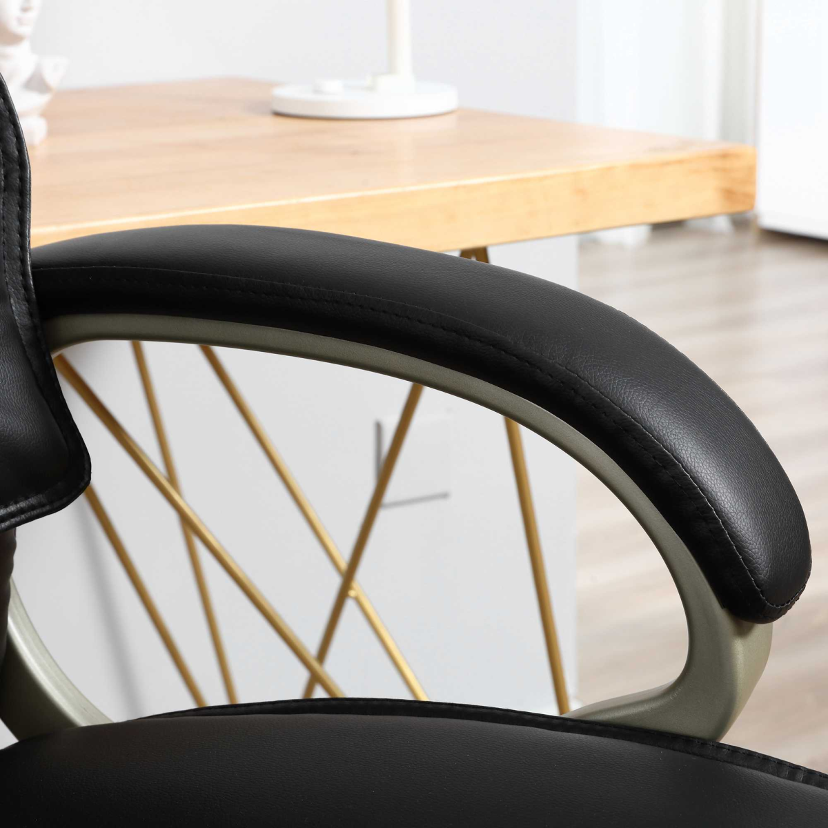 Executive Computer Office Desk Chair PU Leather Swivel Chairs High Back - Image 7