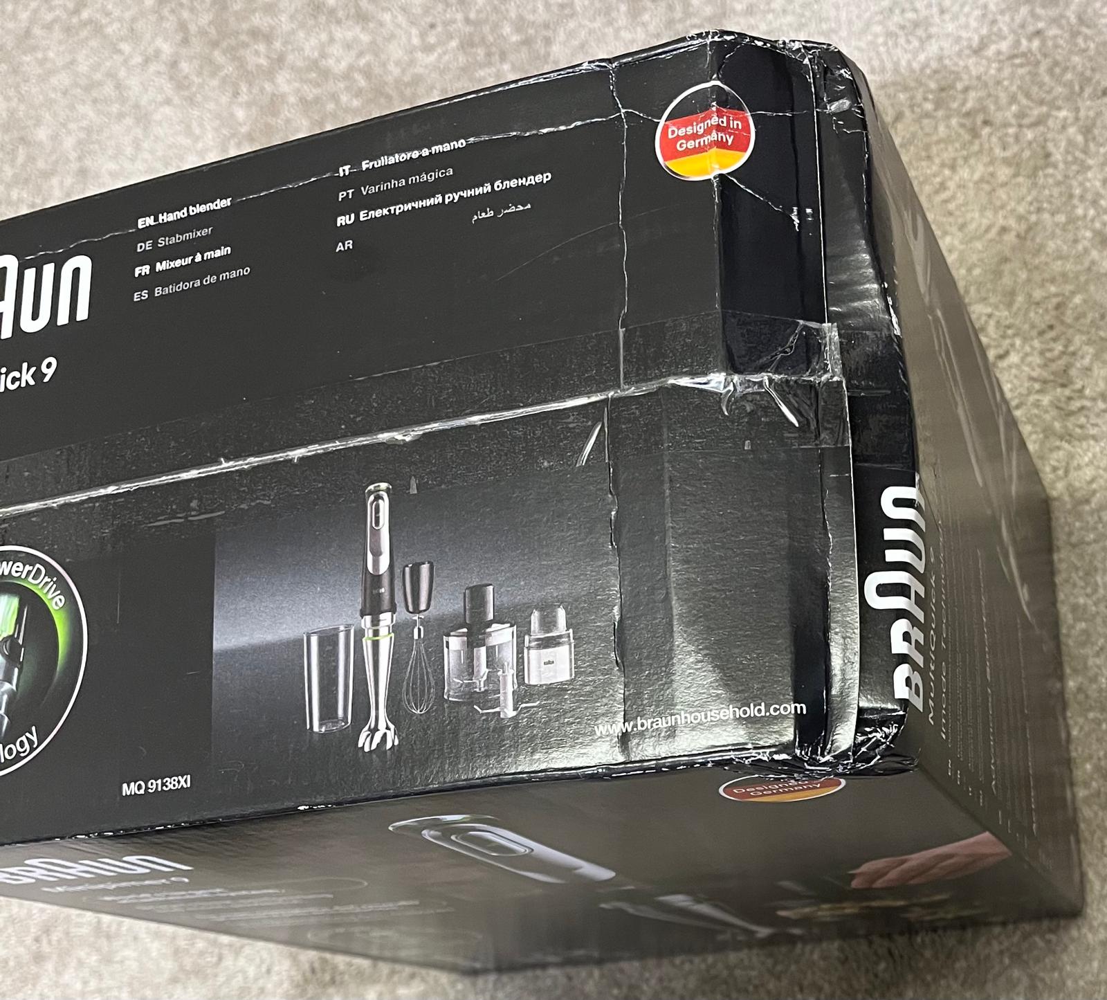 Braun MultiQuick 9 Hand Blender Variable Speed ActiveBlade Mixer Chopper New - Image 2