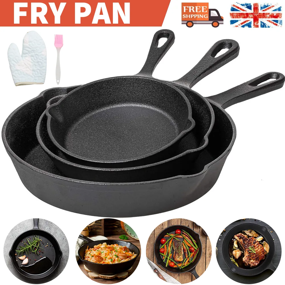 5PCS Induction Non Stick Stainless Steel Cookware Cooking Pot Pan With Lids Set - Image 2