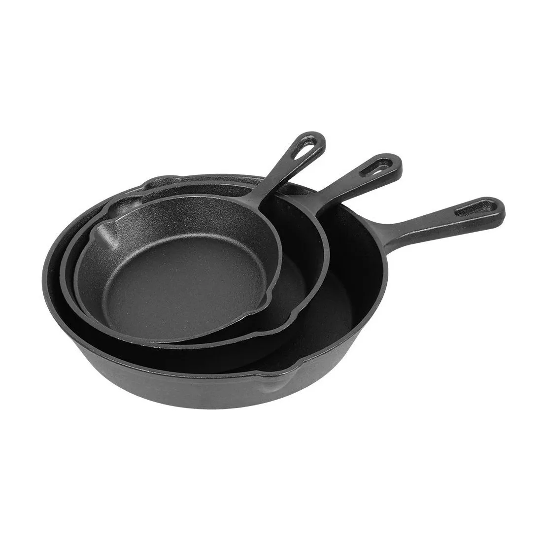 5PCS Induction Non Stick Stainless Steel Cookware Cooking Pot Pan With Lids Set - Image 4