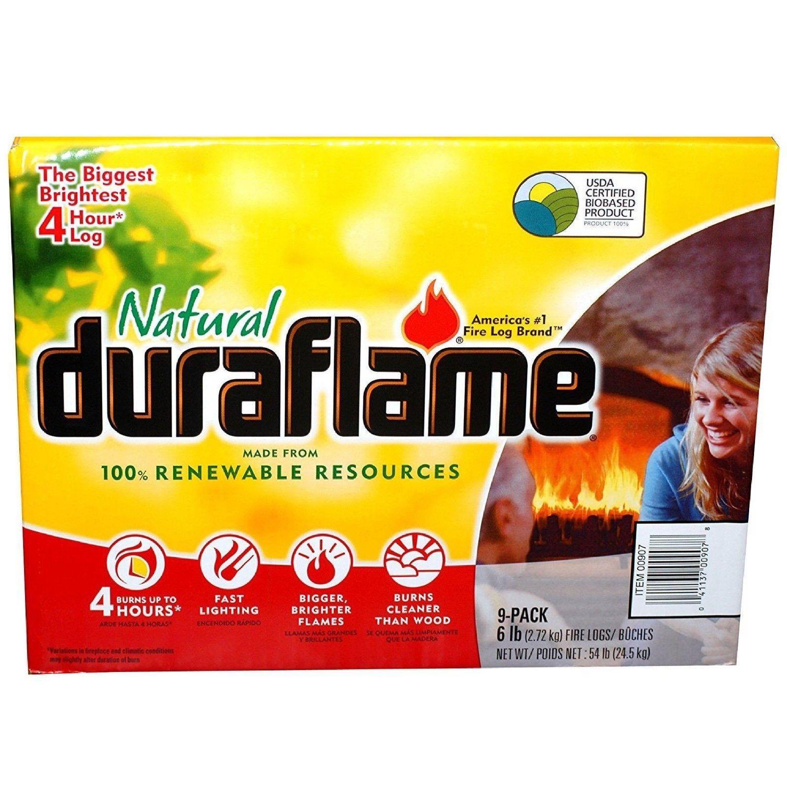 Duraflame Firelogs 9x 6lb 2.72kg - Image 2