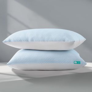 Hotel Grand Cooling Pillow Queen Size Set of 2 Pack Down Alternative Supportive Pillow for Side Back Stomach Sleepers