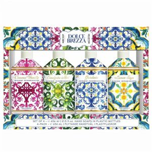 Dolce Brezza Liquid Hand Soap Pump Gift Set Luxury Decor Pack 4 x 636ml New