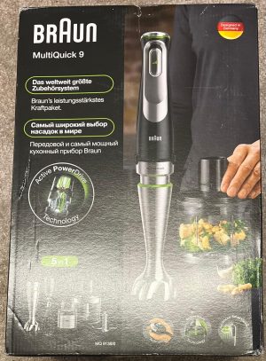 Braun MultiQuick 9138XI 9 Hand Blender Variable Speed ActiveBlade Mixer