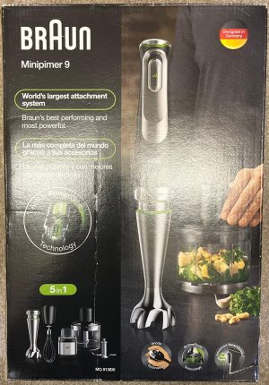 Braun MultiQuick 9 Hand Blender Variable Speed ActiveBlade Mixer Chopper