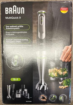 Braun MQ 9138XI MultiQuick 9 Hand Blender Variable Speed